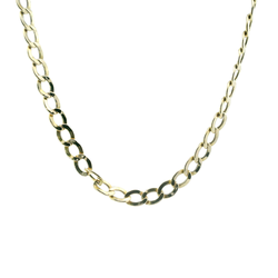 14K Yellow Gold 19" Curb Chain