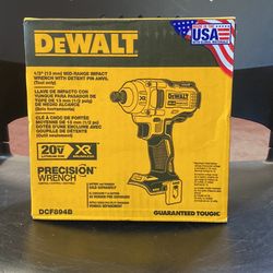 20-Volt MAX XR Cordless Brushless 1/2 in. Mid-Range Impact Wrench with Detent Pin Anvil (Tool Only)