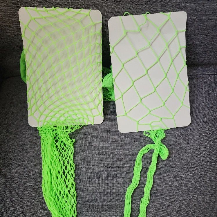 2 Pair Neon Green Fishnet Stockings Cosplay/Halloween/Festival/Costume