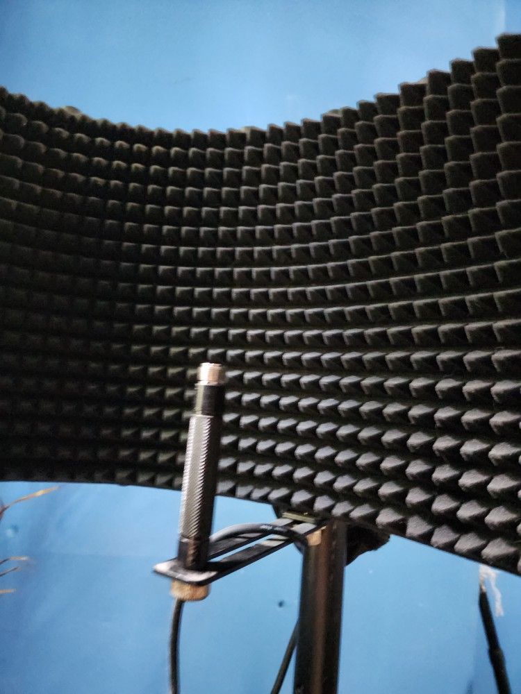 ProX heavy duty mic stand and isolation shield