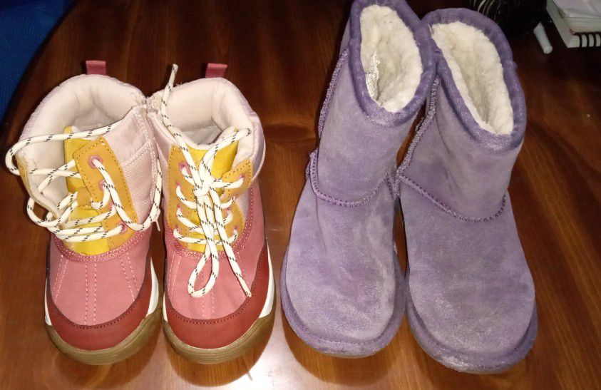 ZARA And UGS Girls Warm Winter Boots 