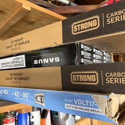 3 TV Mounts and 1 Sonos Arc TV Mount