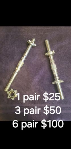 Chrome Contour Adjustable Dumbbell Handles