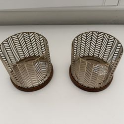 Bath & Body Works Candle Holders — Set of 2
