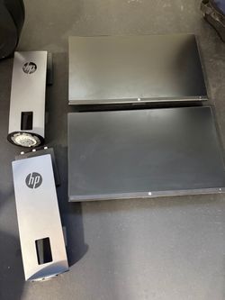 HP monitors two available with stands