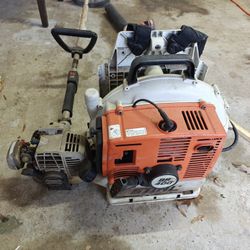 Backpack Blower And Weedeater 