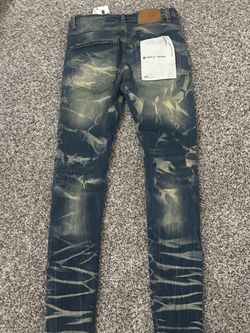 Purple jeans 2 tone