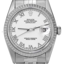 Datejust 41mm Stainless Steel 126334 – White Roman Dial (Jubilee Bracelet)