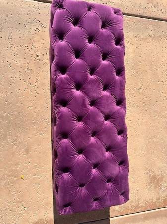 Purple Bench Ottoman  (Price Reduced $50)