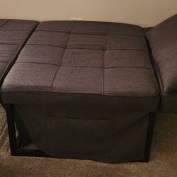 Apicizon 72.5'' Fold Out Chair Bed, 4 in 1 Multi Function Folding Sofa Bed Free Assembly