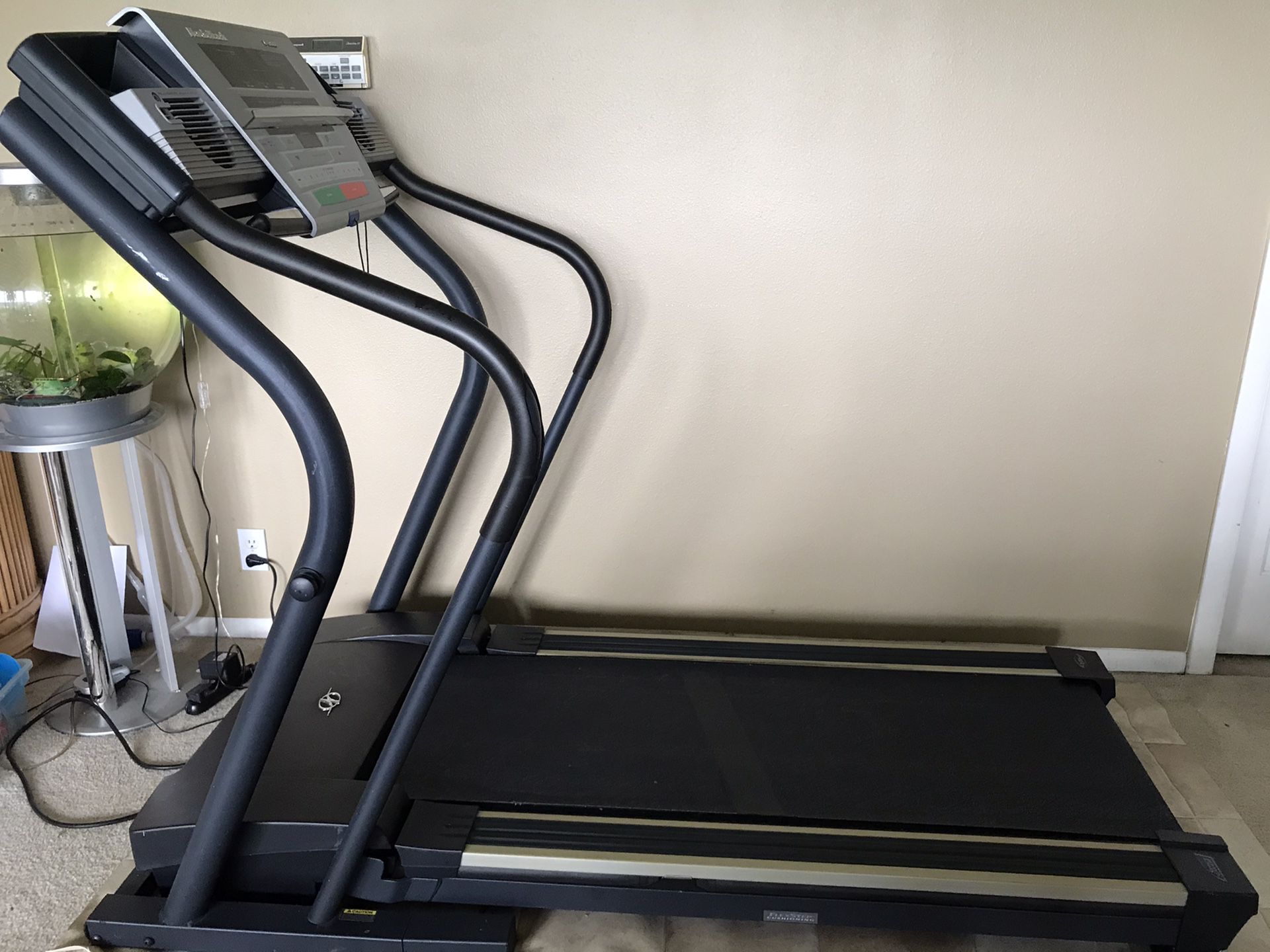 NordicTrack C1900 treadmill space saver