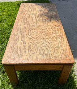 Oak Wood Coffee Table