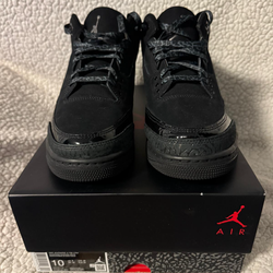 Jordan 3 Retro Black Cat size 10