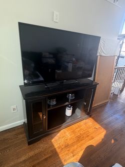 Black Entertainment Center / TV Stand