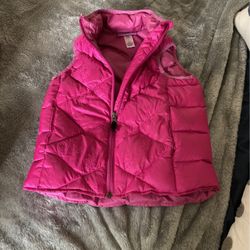 REI Dark Pink Vest with Embroidery on front