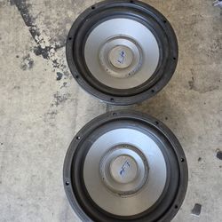 2 12" Crossfire Subs Dual Voice Coil 