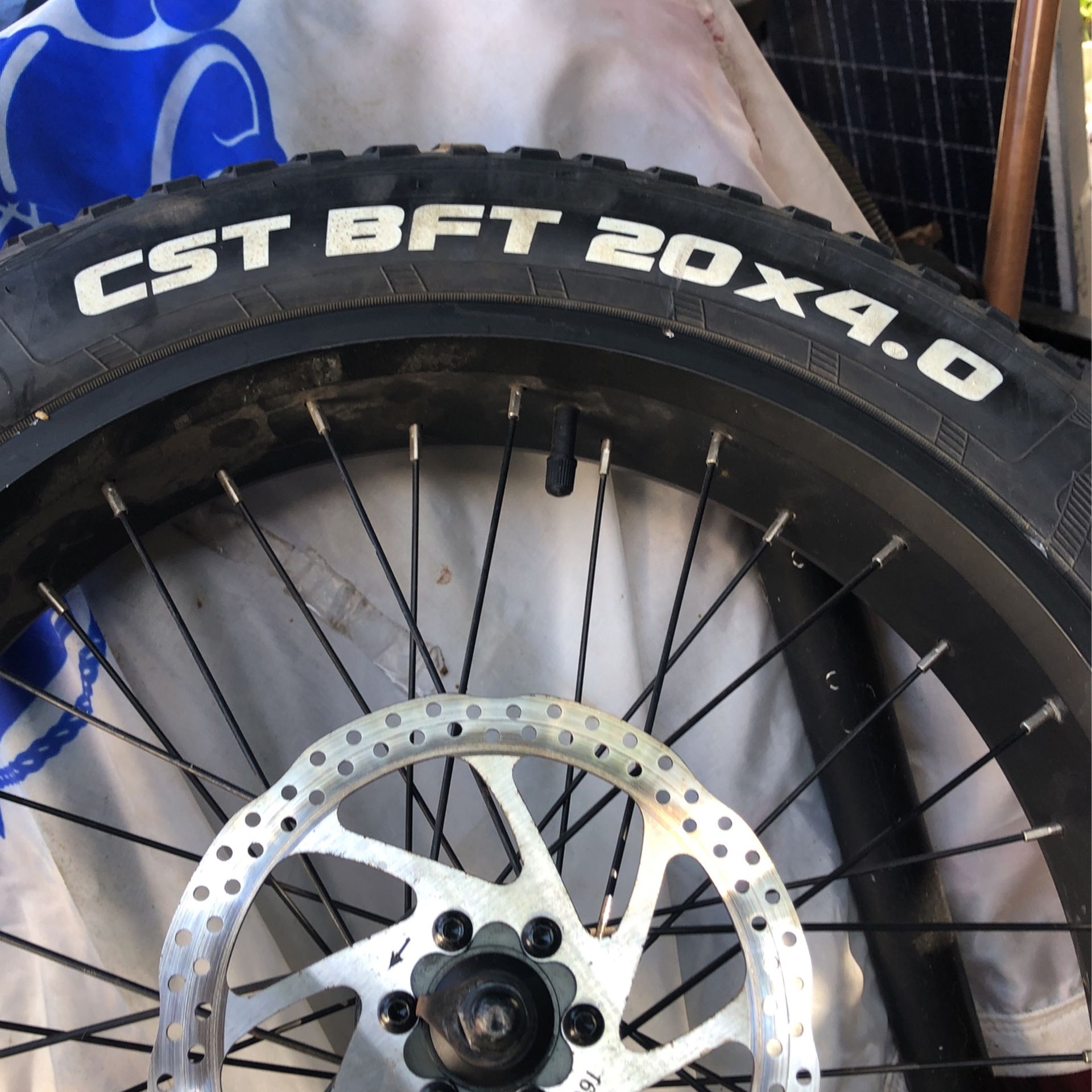 Front tire for electrical bicycle