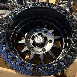 ON SALE. Valor V09 15x10 Beadlock Wheels & 32x10-15 Tires For 4 5 6 Lug SXS UTV (We Finance)