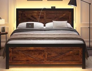Queen Bed & mattress