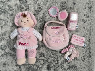 Emma! Baby Gund My First Dolly and Purse 