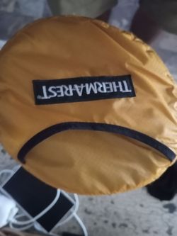 Thermarest backpacking sleeping pad.