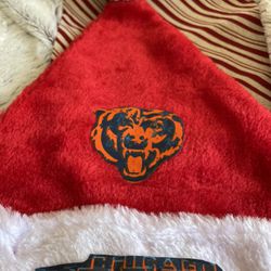 NFL Chicago Bears Santa Hat . Homemade. New