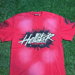 Hellstar Black and Red Graphic T-Shirt
