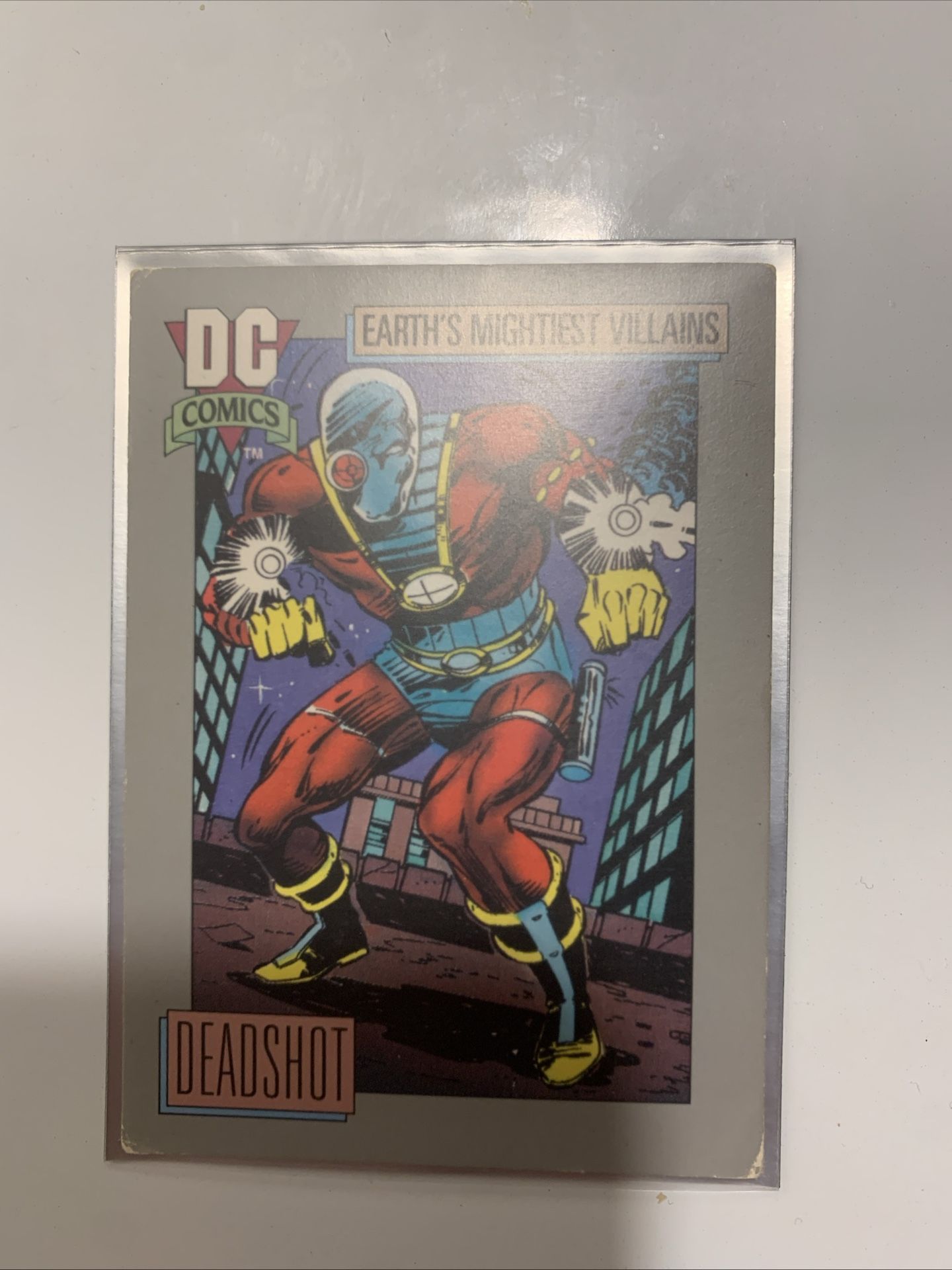 Dead Shot Earths Mighty Villains Trading Card 1991