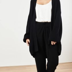 Long Sleeve Cardigan Sweater  & Cropped Wrap Jacket 