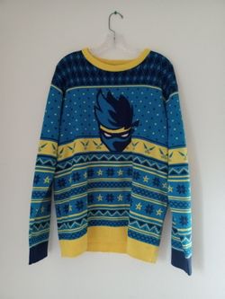 Ninja Christmas Sweater X Large