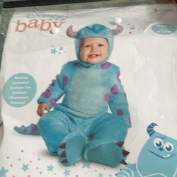 Baby Scully Halloween Costume Monsters inc 6-12 months