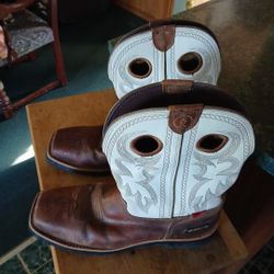 Tony Lama Work Boots Waterproof Size 10EE