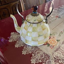 Mackenzie-Childs coffee pot