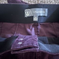 Burgundy Flared /wide Pants 