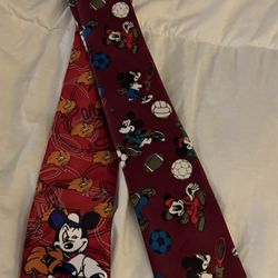 Disney Unlimited Silk Ties 2 For $30