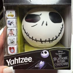 Disney Yahtzee The Nightmare Before Christmas Dice Game