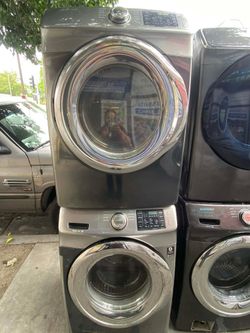 WASHER AND DRYER STAINLESS STEEL FREE SHIPPING AND INSTALLATION