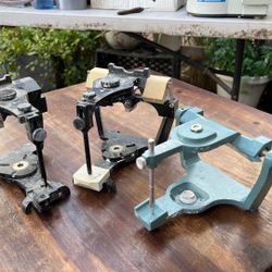 2 Denar & 1 Dentronics Dental Articulators