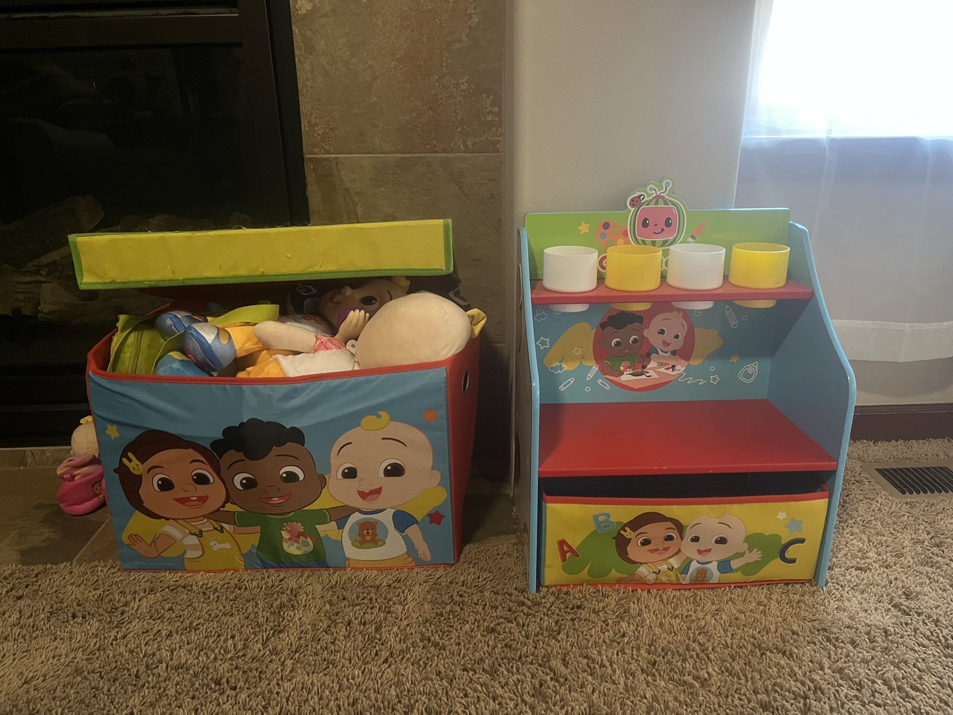 Cocomelon Activity Desk And Toy Box