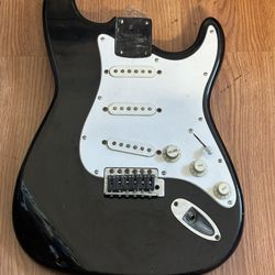 Fender Squier Stratocaster Guitar body and pickguard with single coil Strat pickups