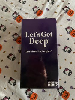 Let’s Get Deep