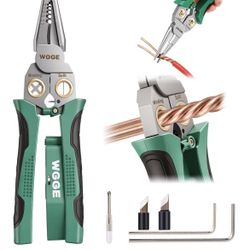 Brand New : WGGE 8-in-1 Wire Stripper with Voltage Detector