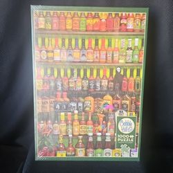 Cobble Hill 1000 Piece Puzzle HOT SAUCE Food Collage Jigsaw Factory Sealed 