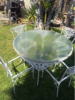 Vintage patio set
