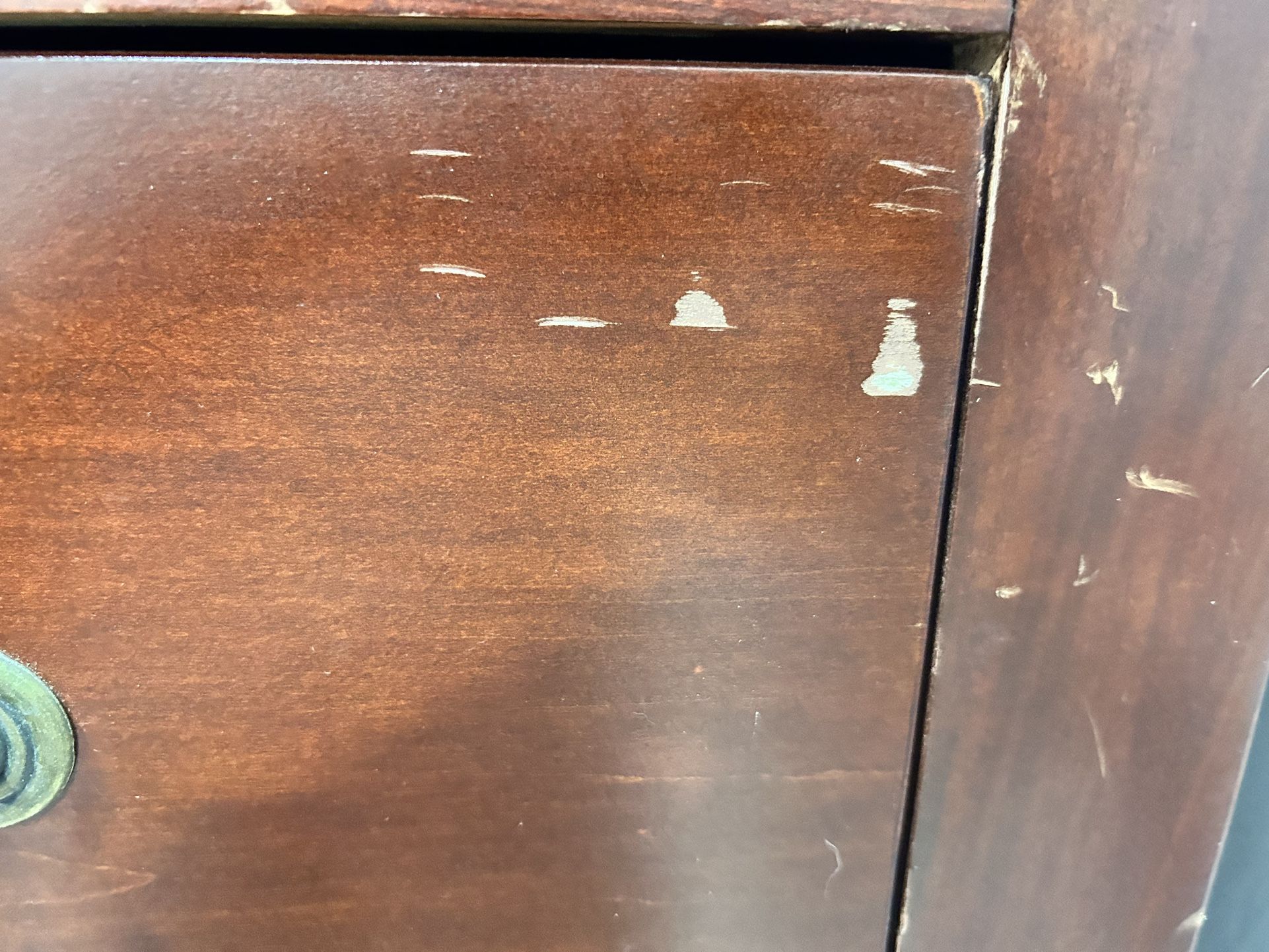 Solid Wood 5-Drawer Tall Boy Dresser!