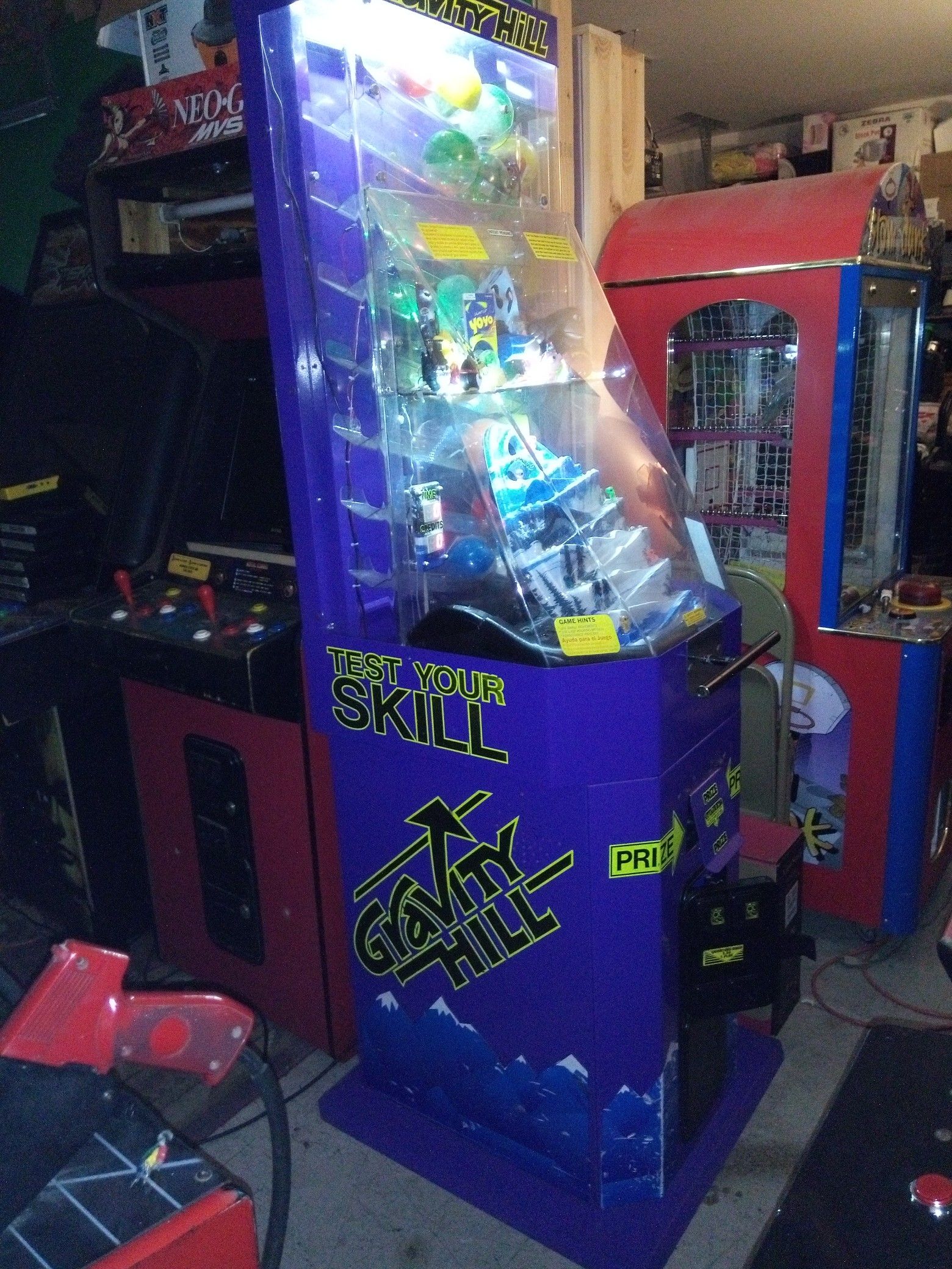 Gravity Hill Prize Redemption Arcade Game