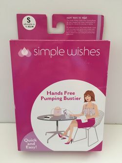 Simple Wishes hands free pumping bustier size XS-M