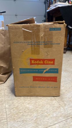 Kodak vintage 1960’s showtime movie projector and movie camera