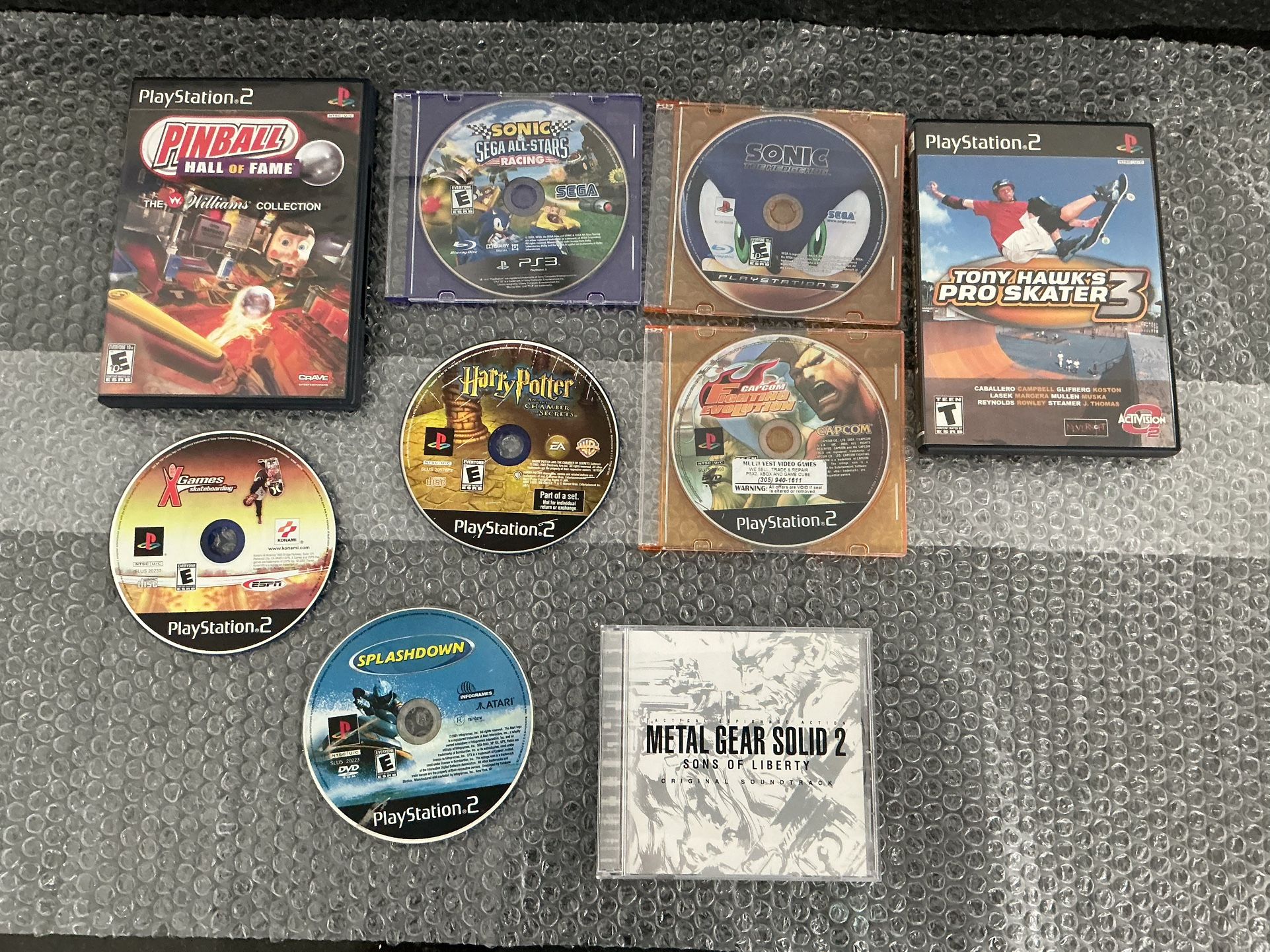 PS1 PS2 PS3 Game Lot