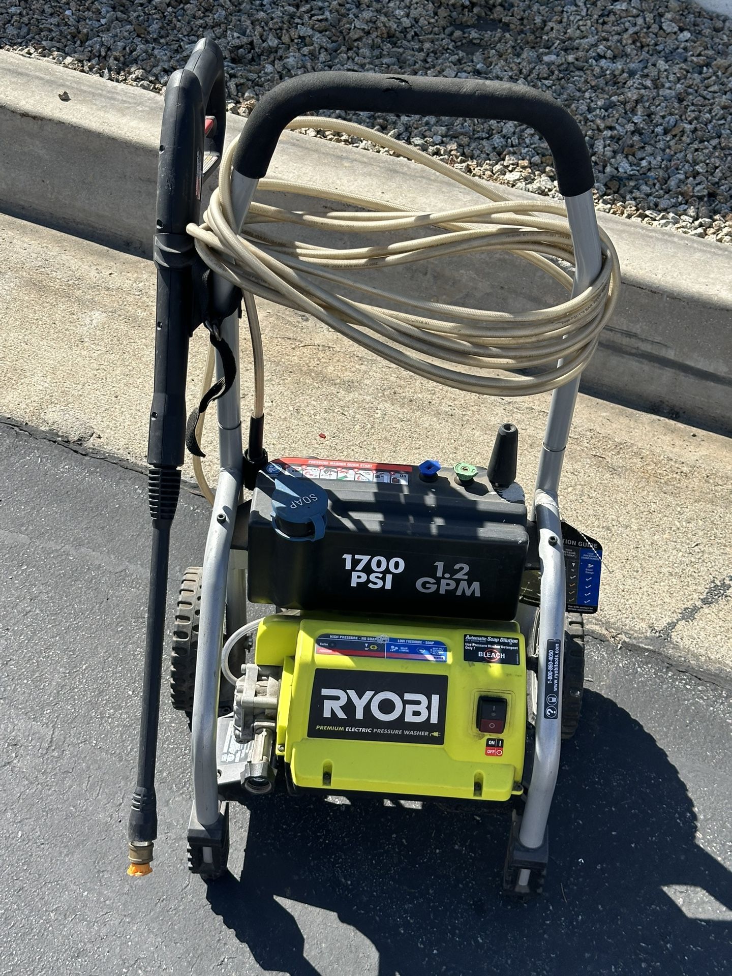 Ryobi 1700 Premium Electric Pressure Washer